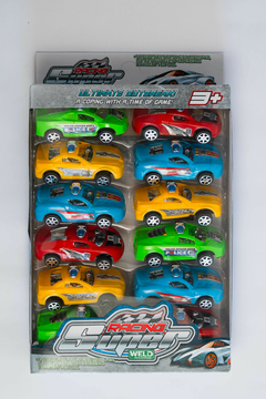 SET CARROS POLICIAS X12 HR027