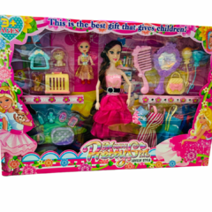 BARBIE CAJA SET*20 PCS KQ176