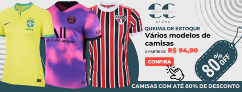 Banner de Chute Certo Store | Camisa de Time