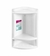 PORTA SHAMPOO CANTO DUPLO BRANCO 1012 - ATLAS