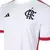 Camisa branca do Flamengo 2425 Away, modelo masculino, com detalhes em vermelho e logo do clube.