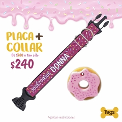 Combo collar + placa - comprar en línea