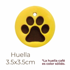 Huella amarilla / café