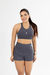 Top Lua cinza - Two Fit