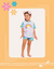 PIJAMA INFANTIL MANGA CURTA CHUVA DE AMOR - FEMININO - comprar online