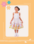 VESTIDO INFANTIL- ESTAMPADO BRANCO - comprar online