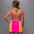 Short Saia Trancoso Laranja e Pink - comprar online