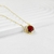 COLLAR STONE RED