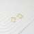 ARETES GOLDEN CLIPS SQUARE - d´luna joyeria