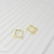 ARETES GOLDEN CLIPS SQUARE - comprar en línea