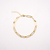 PULSERA PAPER CLIP - d´luna joyeria