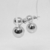 SILVER BALLS ARETES - comprar en línea