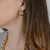 ARETES GOLDEN CLIPS - d´luna joyeria