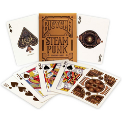 Baralho Bicycle Steampunk Gold / Dourado - Premium Deck