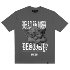 Camiseta "What is your destiny?" Chumbo - comprar online