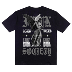 Camiseta "F*ck Society" Preta na internet