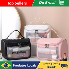 Bolsa Necessarie WashBag Impermeável Transparente na internet