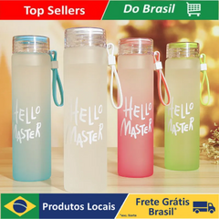 Garrafa Squeeze Fosca 500ml com Alça e Frases na internet