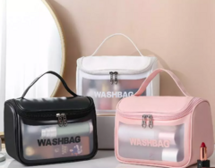 Bolsa Necessarie WashBag Impermeável Transparente