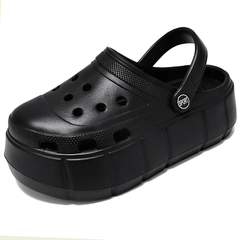 Sandália Feminina Estilo Crocs Plataforma Confortável na internet