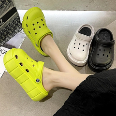 Sandália Feminina Estilo Crocs Plataforma Confortável - Viva Gata