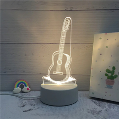 Lâmpada 3D LED Para Mesas E Escrivaninhas, luz decorativa noite - loja online