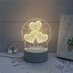 Imagem do Lâmpada 3D LED Para Mesas E Escrivaninhas, luz decorativa noite