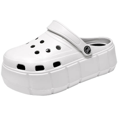 Sandália Feminina Estilo Crocs Plataforma Confortável - loja online