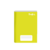 Caderno Brochurinha, Capa Dura, Capa Fluorescente Amarelo , Cod.: BB0015-0, Brasil Office