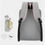 Mochila Carregamento USB Laptop impermeável, Male Book Bag, Men's Bagpacks, New
