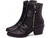 Bota Country Cano Baixo ziper lateral e salto grosso de 6cm - comprar online