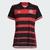 Camisa Flamengo I 24/25 Torcedor Adidas Feminina - Vermelha + Preto