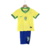 Kit Infantil Brasil I 24/25 Nike - Amarelo