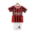 Kit Infantil Milan Home 24/25 Puma - Vermelho e Preto