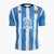 Camisa Málaga Home 22/23 Torcedor Hummel Masculina - Azul + Branco