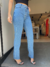 Calça jeans reta slim cintura alta - comprar online