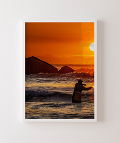 Dupla Quadro Pescador Praia do Santinho 1 - comprar online