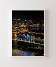 Quadro Luzes Ponte de Floripa 02 - comprar online