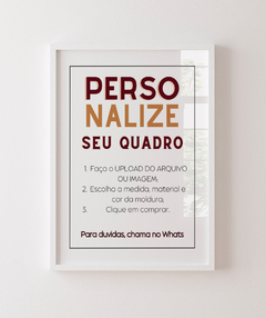 Quadro Personalizado Paspatur Retangular - comprar online