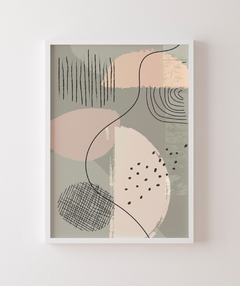 Quadro Abstract Tons Neutros 1 - comprar online