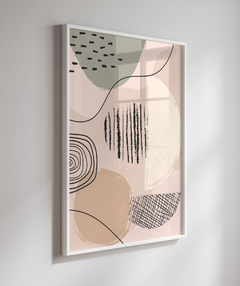 Quadro Abstract Tons Neutros 3 - comprar online