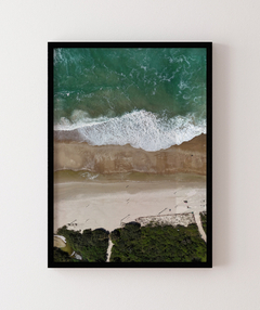 Quadro Vista Aérea Drone Praia Floripa - Be decorart | Quadros Online