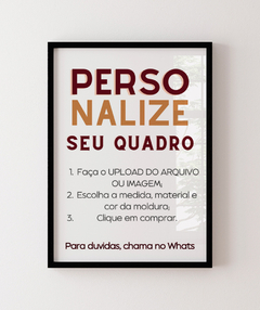 Quadro Personalizado Retangular na internet