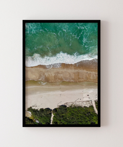 Quadro Vista Aérea Praia Floripa - Be decorart | Quadros Online