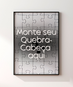 Moldura Retangular para Quebra-Cabeça - Be decorart | Quadros Online