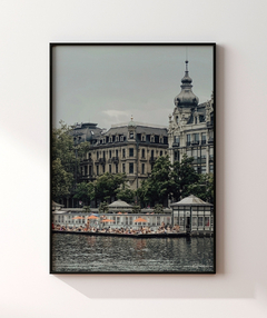 Quadro Decorativo Rio Limmat Zurique - Be decorart | Quadros Online