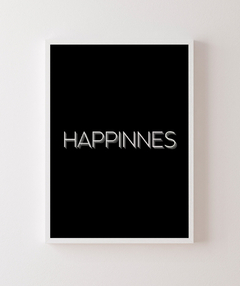 Quadro Decorativo Happinnes / Felicidade - comprar online