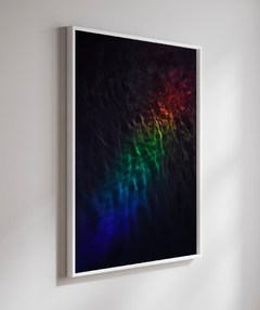 Quadro Decorativo Preto e Neon - comprar online