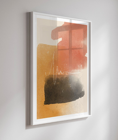 Quadro Abstrato Tons Quentes 1 - comprar online