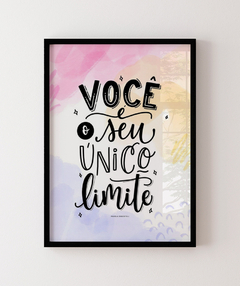 Quadro Você é Seu Único Limite - Be decorart | Quadros Online